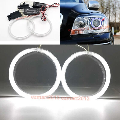 Anillos de halo CCFL para faros de xenón Volvo XC90 2008-2014 ojos de ángel lámparas DRL Foto 1 de 4