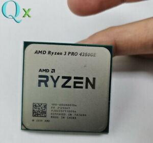 AMD RYZEN 3 PRO 4350GE AM4 CPU Processor R3 PRO 4350ge Quad Core 3.5 GHz 35W 4MB