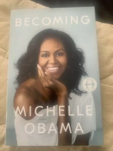Signed Becoming Michelle Obama Hardback Book First Lady Barack Obama - Picture 1 of 2