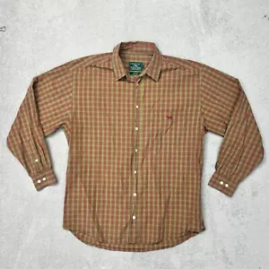 Vintage Rodd&Gunn Button Up Shirt Men Large L Long Sleeve Collared Plaid Multico - Picture 1 of 6