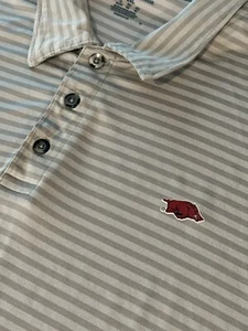 Arkansas Razorbacks Men’s Champion Short Sleeve Polo Shirt Size XXL - Picture 1 of 4