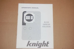 Original! NOS Knight Kit Laboratory Oscilloscope KG-2100 OPERATING Manual - Picture 1 of 7