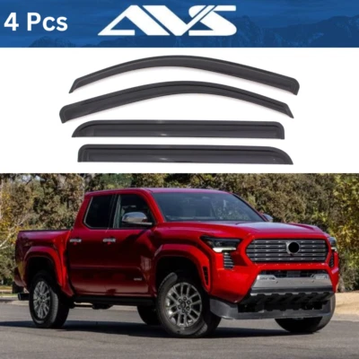 AVS Vent Visors Rain Guards for Toyota Tacoma Crew Cab 2024–25 Window Deflectors Foto 1 de 4