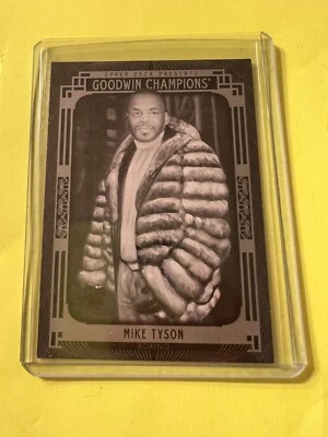 2015 Goodwin Champions Black & White SP Mike Tyson #123 - Image 1 of 2