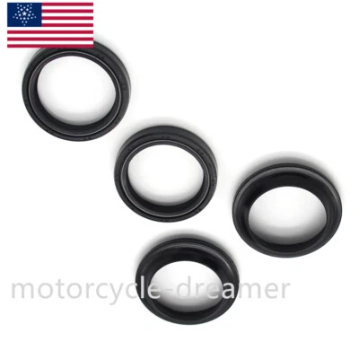 For Ducati Fork Dust Wiper Seals Kit Monster 696 Monster 796 Monster 821 14-2015 - Изображение 1 из 4