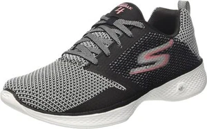Skechers Women's GO Walk 4 Athletic Shoes 14930 Black/Pink Bx 107 - Picture 1 of 5