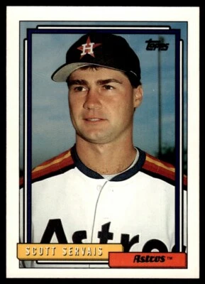 1992 Topps Scott Servais Houston Astros #437 - Image 1 of 2