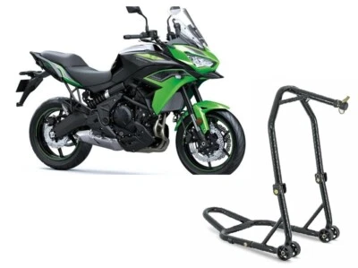 WINNET Cavalletto alzamoto da sotto canotto di sterzo sottocanotto per Kawasaki versys