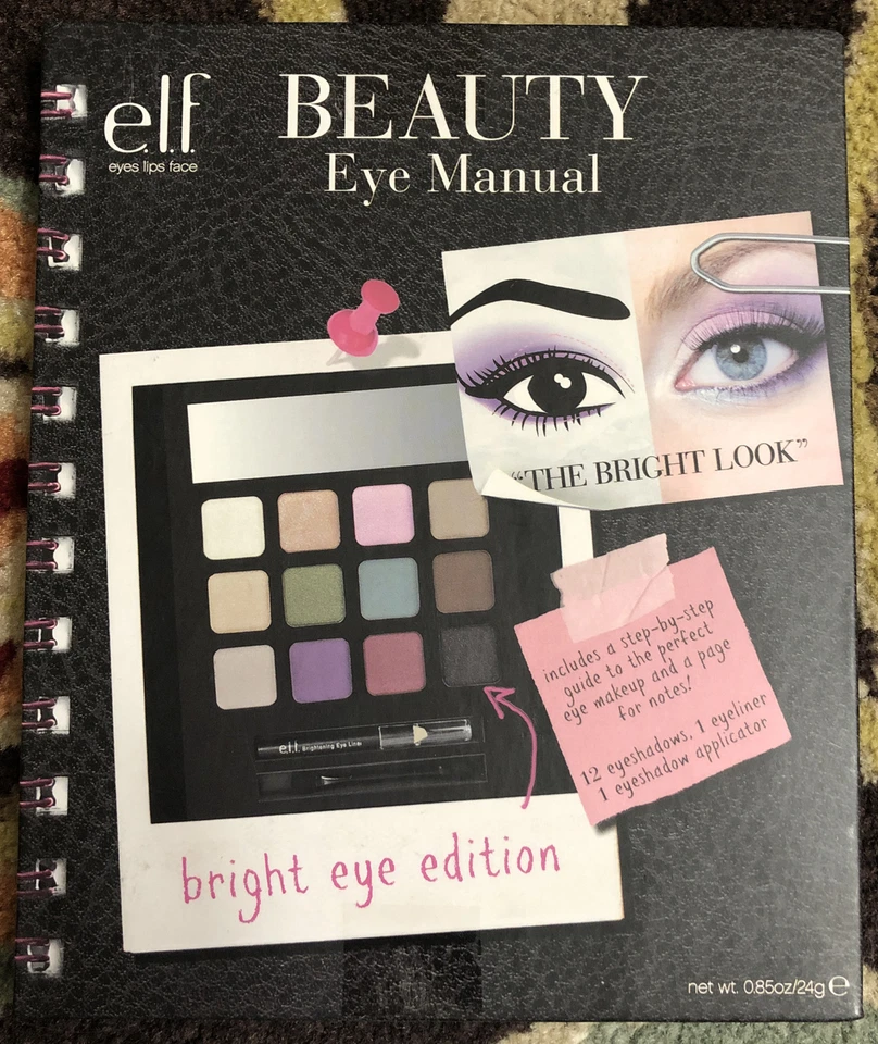 e.l.f. Beauty Eye Manual Makeup Palette Bright Eye Edition ELF Eyes Lips Face - Image 1 of 4