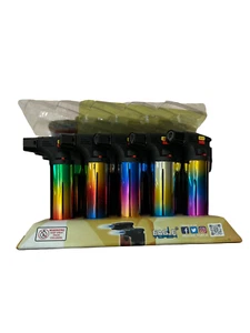 Eagle torch lighter with  neo chrome pt101ncr with metallic colors - Picture 1 of 3