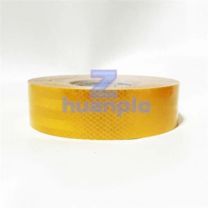 3m=10’ CCC=DOT-C2 NASTRO ADESIVO RIFLETTENTE SICUREZZA GIALLO - Foto 1 di 1