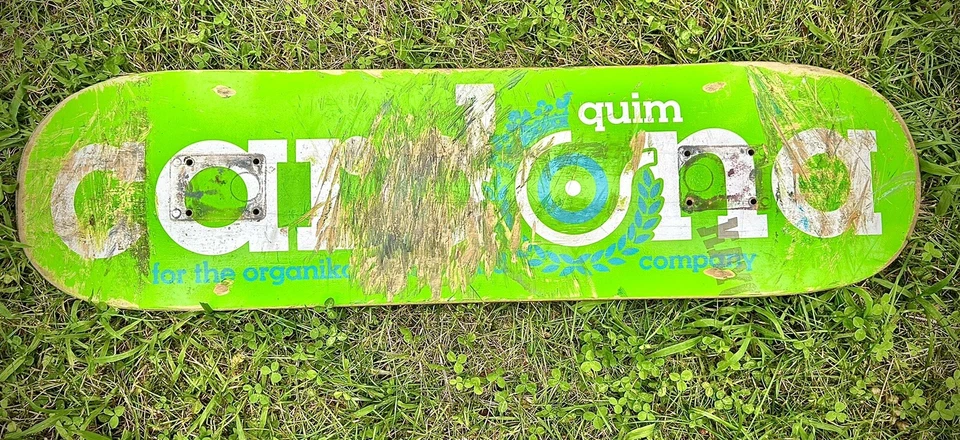 Rare Vintage Organika skateboard Company Quim Cardona Deck  - Image 1 of 3