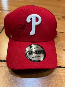 NICK PIVETTA SIGNIERTE PHILADELPHIA PHILLIES MÜTZE 2019 FRÜHLING TRAINING MLB AUTHENTISCH COA - Bild 1 von 6