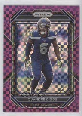2022 Panini Prizm Purple Power Prizm /49 Quandre Diggs #260 - Image 1 of 2