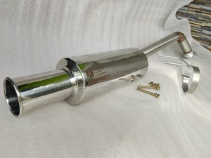 AXLE BACK EXHAUST 2 INCH FD CUSTOM FOR HONDA JAZZ/FIT GE 2008-2013 - Picture 1 of 5