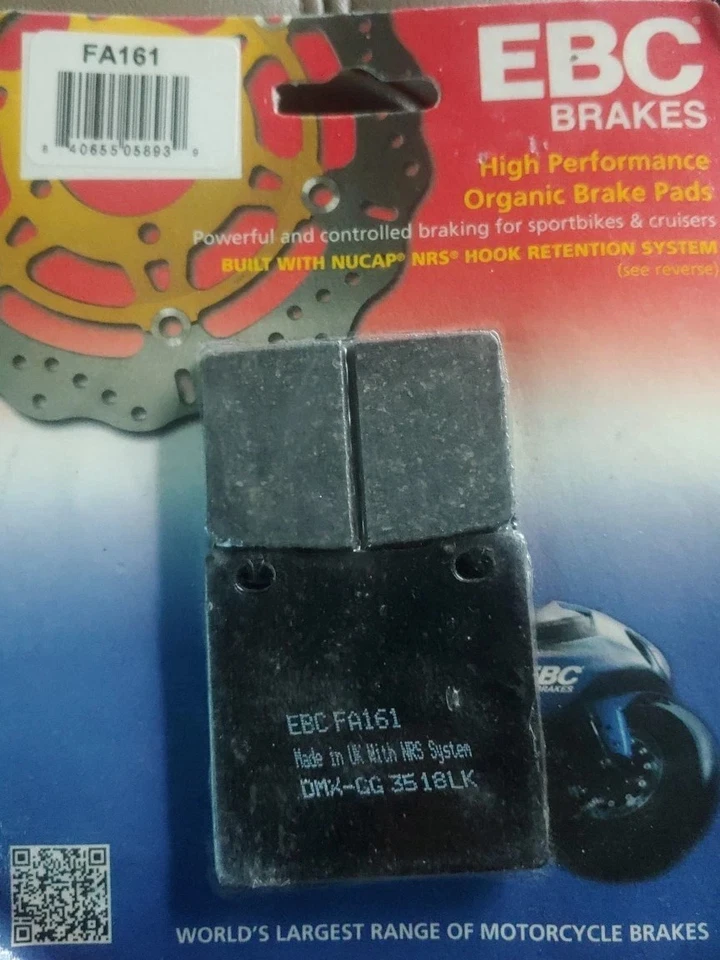 Ebc Brakes Organic brake Pads FA161 Foto 1 de 1