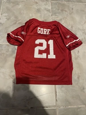 Camiseta deportiva vintage NFL Reebok San Francisco 49ers Frank Gore #21 niños pequeños talla 2T Foto 1 de 4