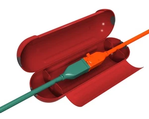 Stanley 39387 EZ Outdoor Power Cord Protect Box, Red - Picture 1 of 1