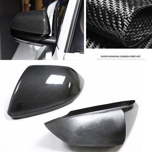 Cubierta de espejo retrovisor negra 2 piezas sin luz para Lamborghini URUS 2018-2020 2021 - Imagen 1 de 8