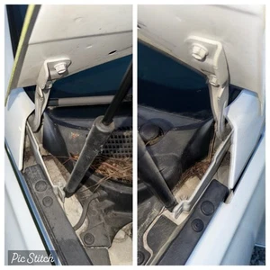 11-14 Hyundai Sonata Hybrid Hood Hinge Set Of 2 Left & Right OEM 2011-2014 - Foto 1 di 1