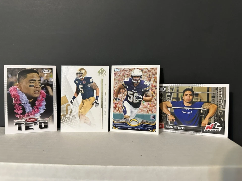 Manti Te’o 4X LOT Rookie Cards 2013 Topps #11 SP Authentic #91 Hit 5-69 FREESHIP - Image 1 of 1