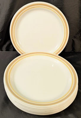Corelle Almond 8 1/2" Lunch/ Salad Plates set of 11 READ! - Image 1 of 4