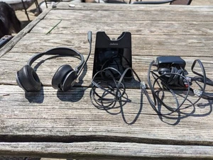 Jabra Engage 75 Stereo Pro Dual Bezprzewodowy zestaw słuchawkowy douszny z ładowarką i mikrofonem - Zdjęcie 1 z 5