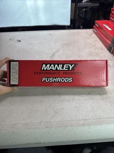 Manley 25716 16pc  4130 Sweged SB Chev .200 Long 5/16 x 8.00 Pushrod Set - Picture 1 of 5