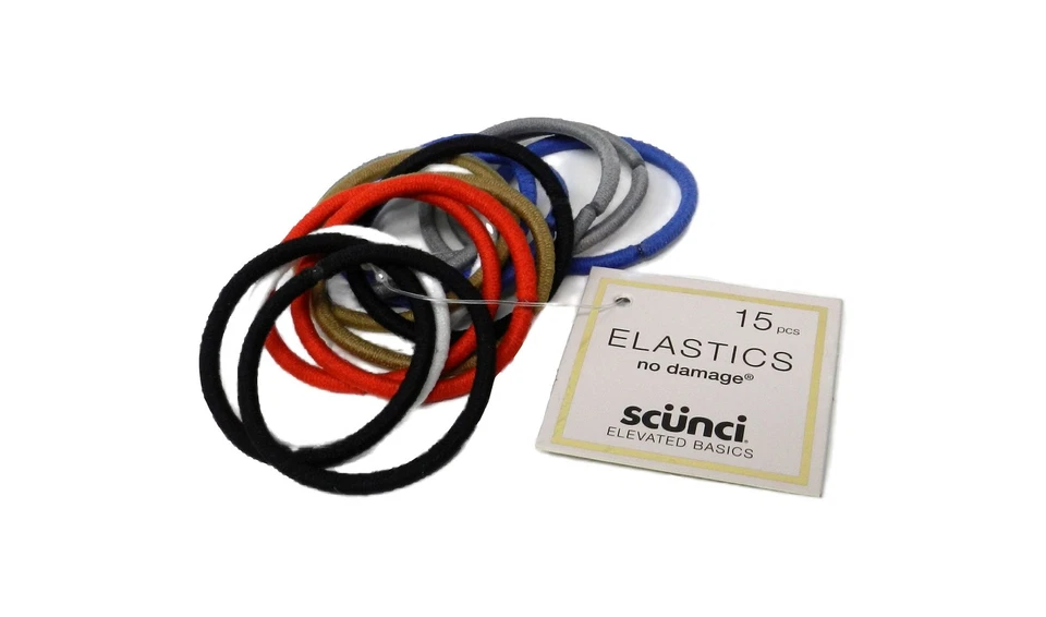 Scunci Elevated Basics elásticos 15 piezas Foto 1 de 1