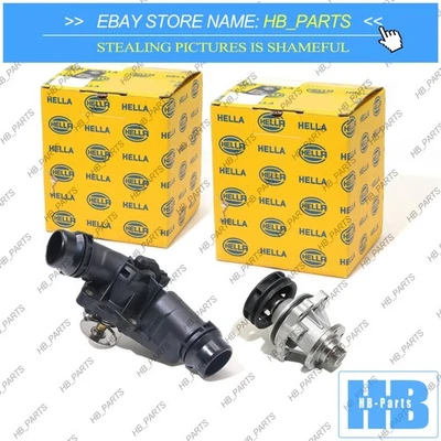 Thermostat & water pump for BMW E38 E39 E46 E53 E60 E61 E65 E66 E83 Z3 E85 - Image 1 of 4
