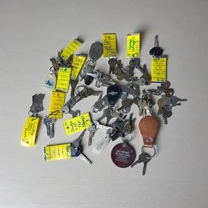 Large Lot of Vintage Miscellaneous  Keys House Car Suitcase Padlock 1Lbs 14 Oz - Picture 1 of 16