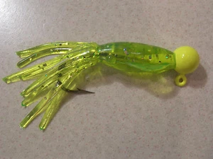 SILBER LACHS JIG 5/8oz B2 INDIVIDUELLER KÖDER 3/0 ADLERKRALLE HAKEN GRÜN CHART COHO - Bild 1 von 6