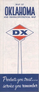 1960 D-X Road Map: Oklahoma NOS - Picture 1 of 1