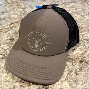 Columbia PHG foam hat cap mens one size tan black mesh SnapBack hunting trucker - Picture 1 of 8