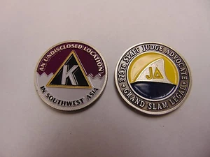 CHALLENGE COIN 379TH STAFF JUDGE ADVOCATE GRAND SLAM LEGAL SOUTHWEST ASIA LOCATI - Picture 1 of 1