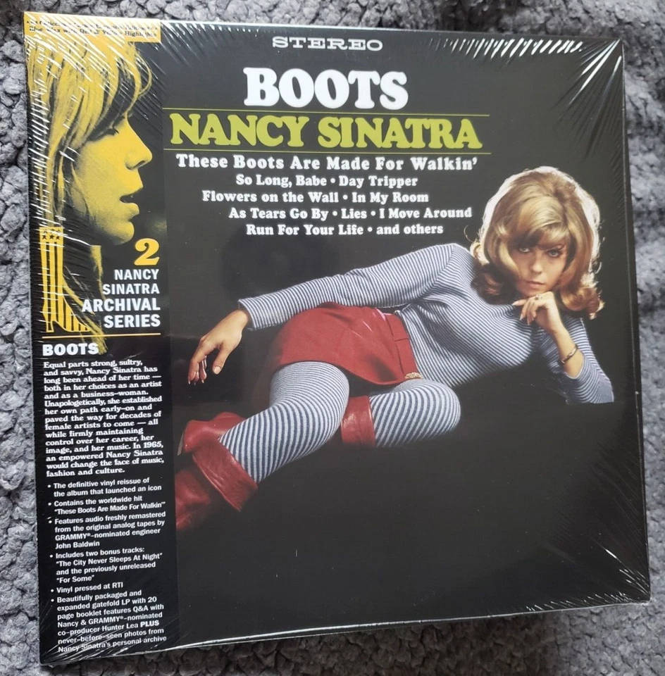 Boots (Collector's Choice Edition) -Clear + Blue Vinyl, Yellow & RED by Nancy Sinatra (Record, 2022)