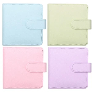 Mini Photocard Binder Glitter Card Holder 3-Ring Photo Album with 25 Sleeves - Picture 1 of 30