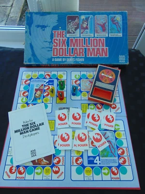 THE SIX MILLION DOLLAR MAN Vintage Board Game by Denys Fisher - Image 1 of 4