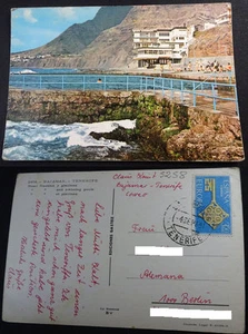 POSTAL BAJAMAR TENERIFE HOTEL NAUTILUS PISCINAS ISLAS CANARIAS POSTCARD CC03666 - Imagen 1 de 2