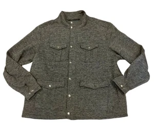 📚KingsSize • grau & schwarz melierte Herrenjacke - Größe 3XL lang / groß - Bild 1 von 5