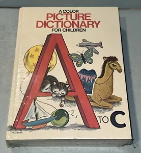 Complete Lot 6 Vintage Color Picture Dictionary Children Books Wendell W. Wright - Picture 1 of 6