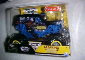 MONSTER JAM SON-UVA-DIGGER - NEW 1/24 SCALE MONSTER TRUCK BREAKING WORLD RECORDS - Picture 1 of 2