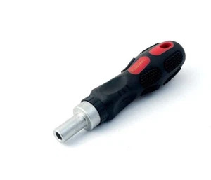 Cr-V Reversible Ratchet Screwdriver Handle 1/4" Hex Shank Magnetic Bit Holder - Picture 1 of 2