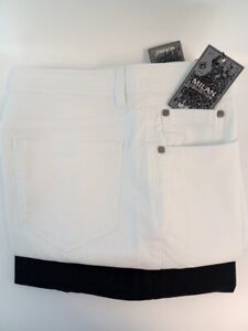 NWT Murano Milan Collection Jeans White Black 30 32 34 Stretch 0013