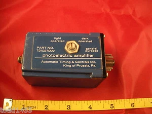 ATC 721027002 Relay Photoelectric Amplifier 8-Pin Automatic Timing Controls Nnb - Imagen 1 de 3