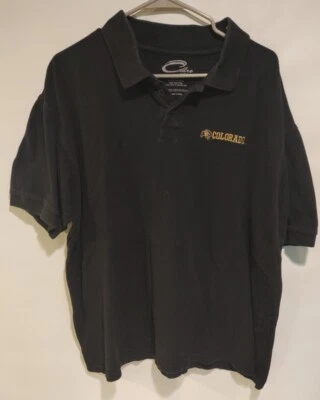 Polo Colorado Buffaloes Cadre Negro Manga Corta Talla XL Foto 1 de 4