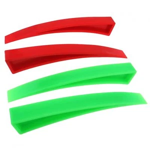 4x Car Body Repair Plastic Wedge Chisel Scraper Car Door Unlocking Kit Red&Green - Foto 1 di 11