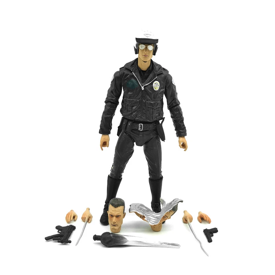 NECA Terminator 2 Judgement Day Motorcycle Cop T-1000 Action Figure Model Toys