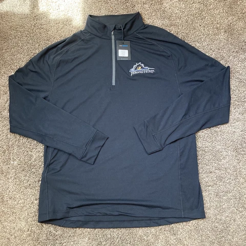 Cleveland Monsters Lake Erie Hockey Quarter Zip Shirt Jacket Black Men’s L Cover