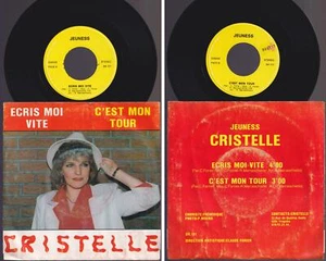 CRISTELLE 45 TOURS EP 7'' BELGIUM ECRIS MOI VITE+ - Picture 1 of 1